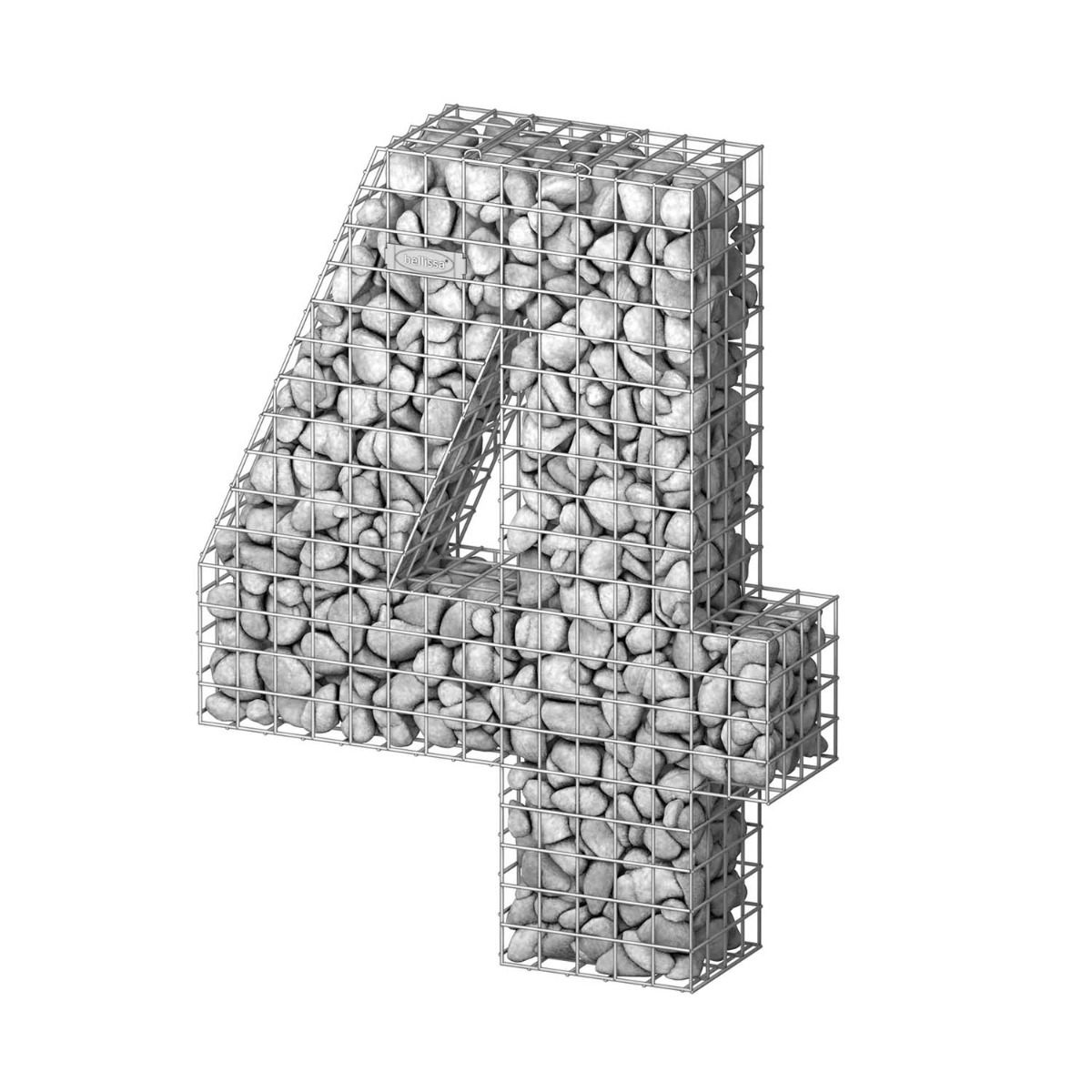 Gabionen cijfers 0, 1, 2, 3, 4, 5, 6, 7, 8, 9