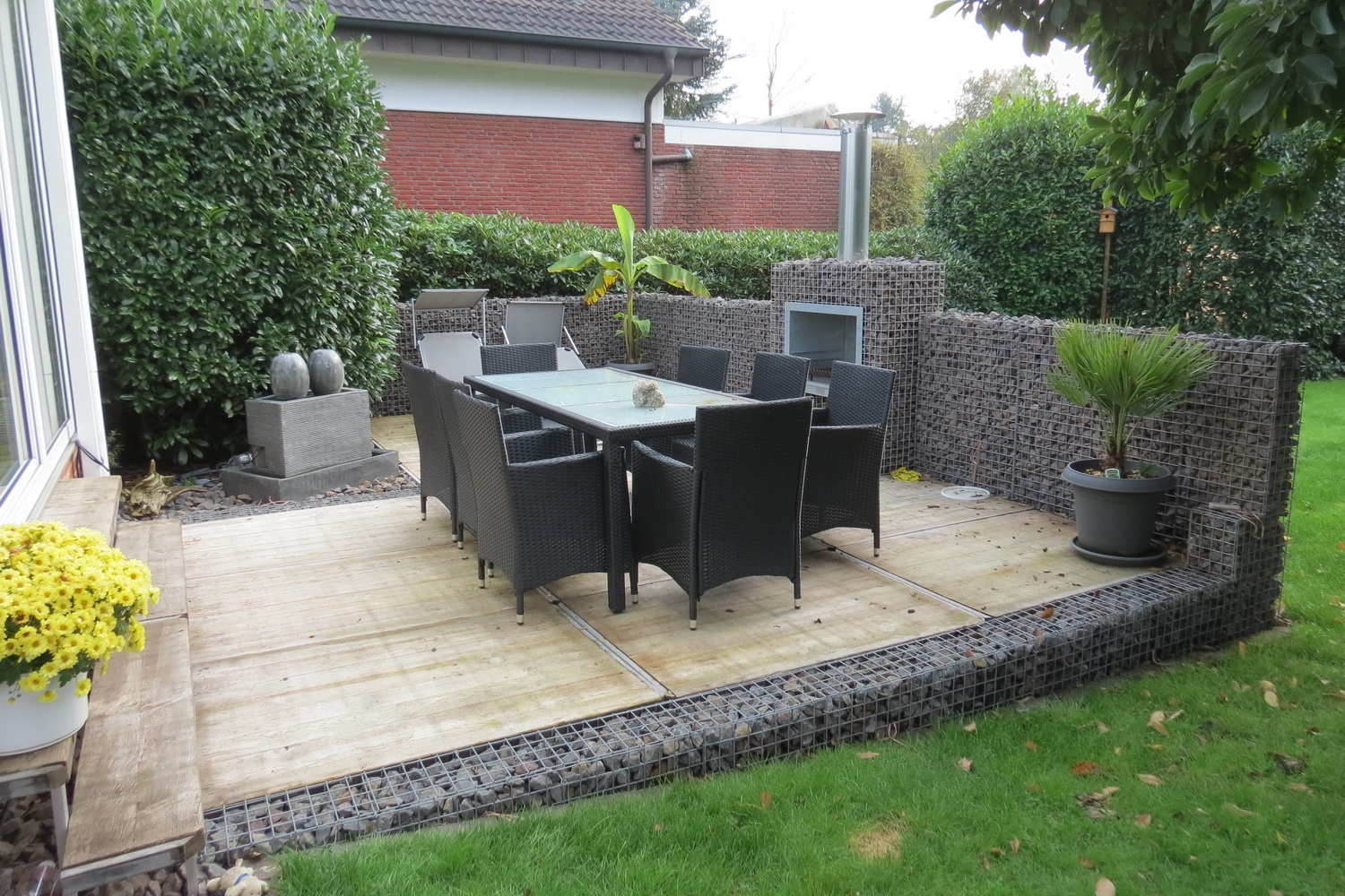 Basalt Bruin met terrashaard