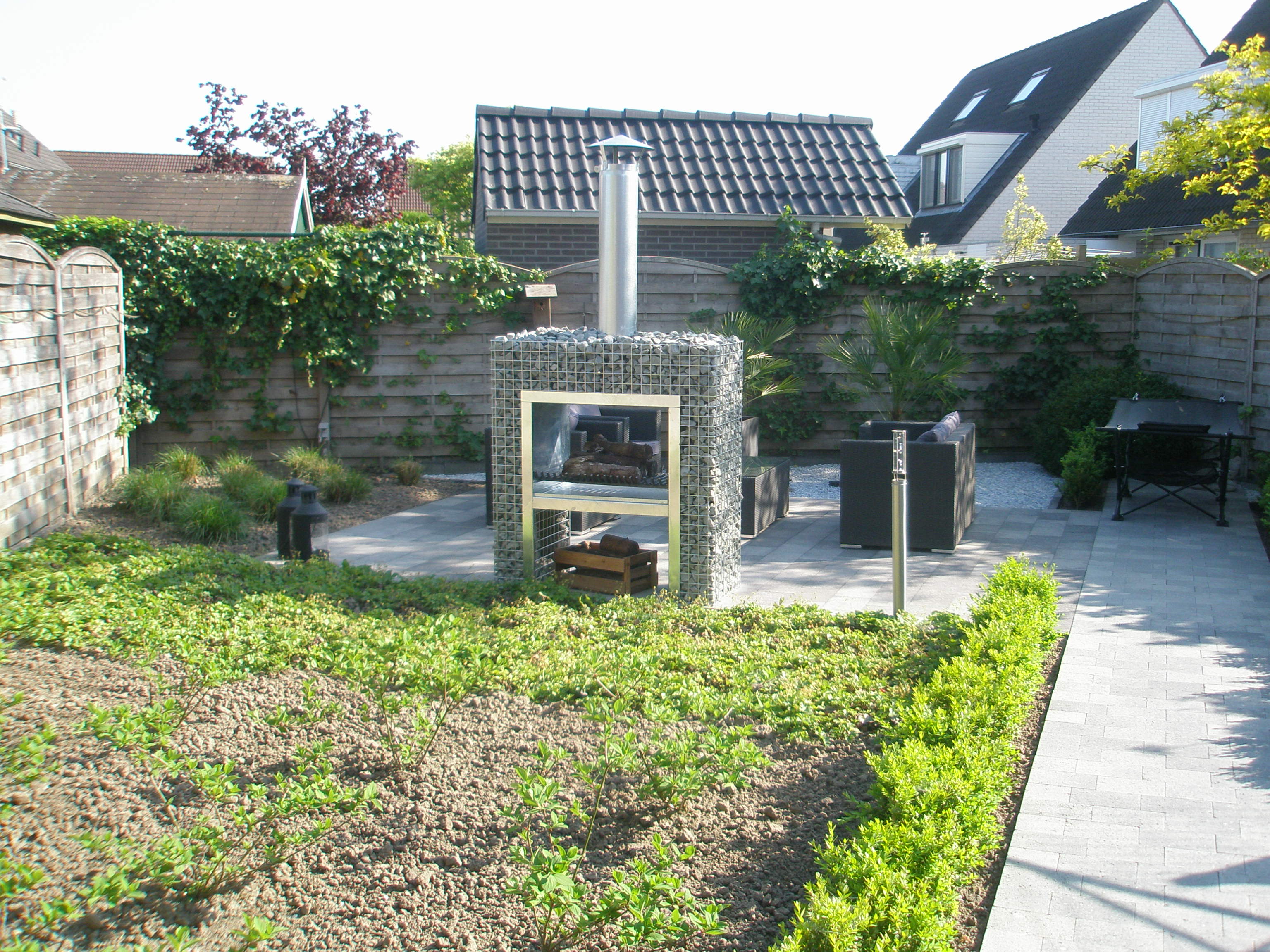 Blokhaard BBQ met BBQ functie