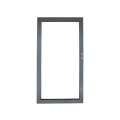 Aluminium frame deur antraciet gecoat 100×200 cm incl. hang- en sluitwerk