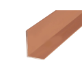 L-profiel aluminium deurstopper bruin gecoat 180 cm