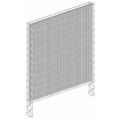 Geluidswerende Schanskorf lxhxb 2,53m x 1,03m x 0,23m - Zuilen 1,5m hoog