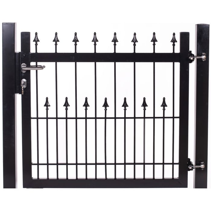 Tuinhek poortje U-30 met decor piek/piek