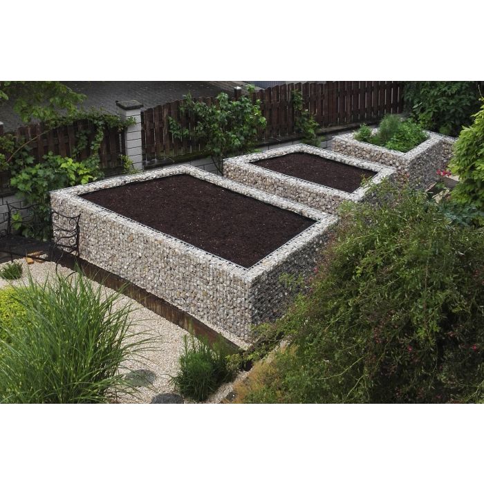 Schanskorf bloembak hoogte 75cm wanddiepte 15cm