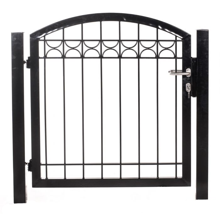 Tuinhek poortje U-30 met decor dubbele bogen