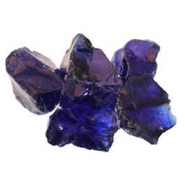 Glasbrokken kobaltblauw 80-120mm per kg