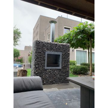 Schanskorf Kubushaard BBQ lxhxd 1,40m x 1,40m x 0,55m