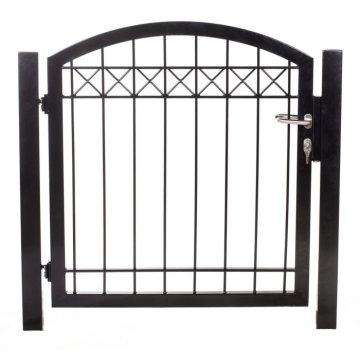 Tuinhek poortje U-30 met decor reling/kruis