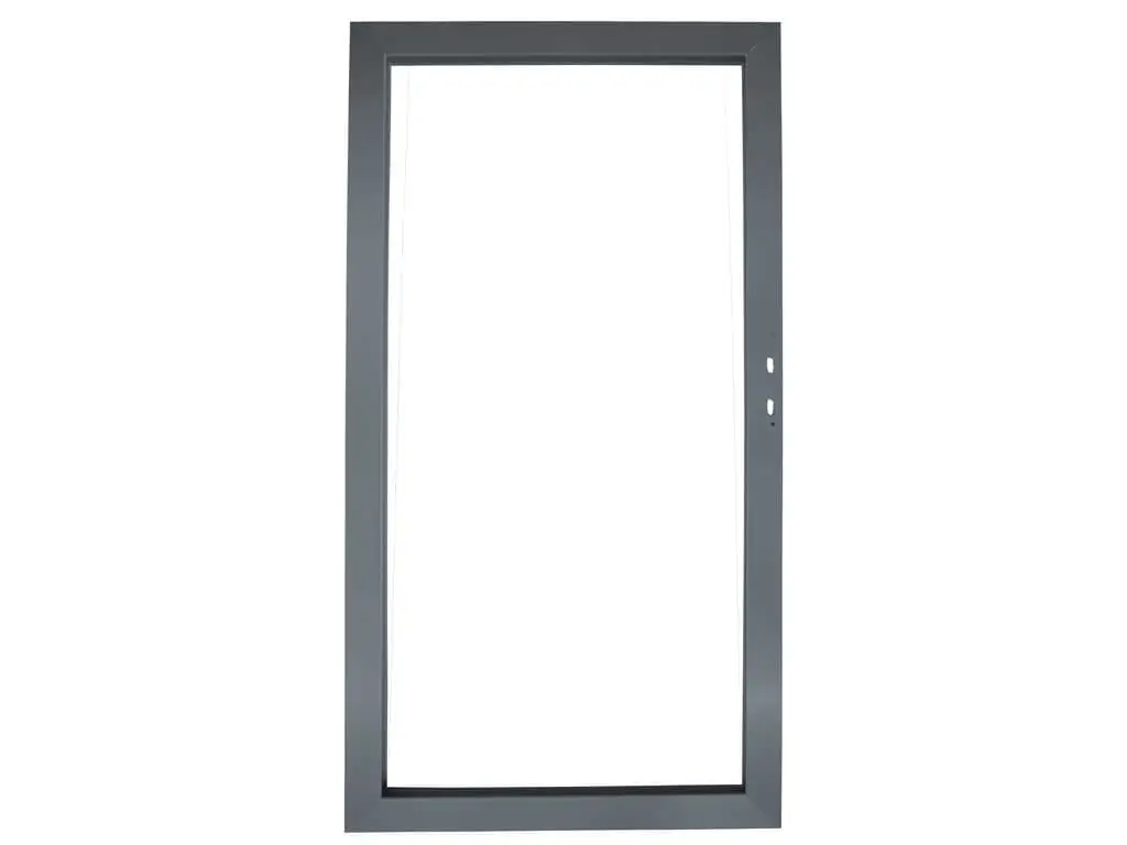 Aluminium frame deur antraciet gecoat 90×180 cm incl. hang- en sluitwerk