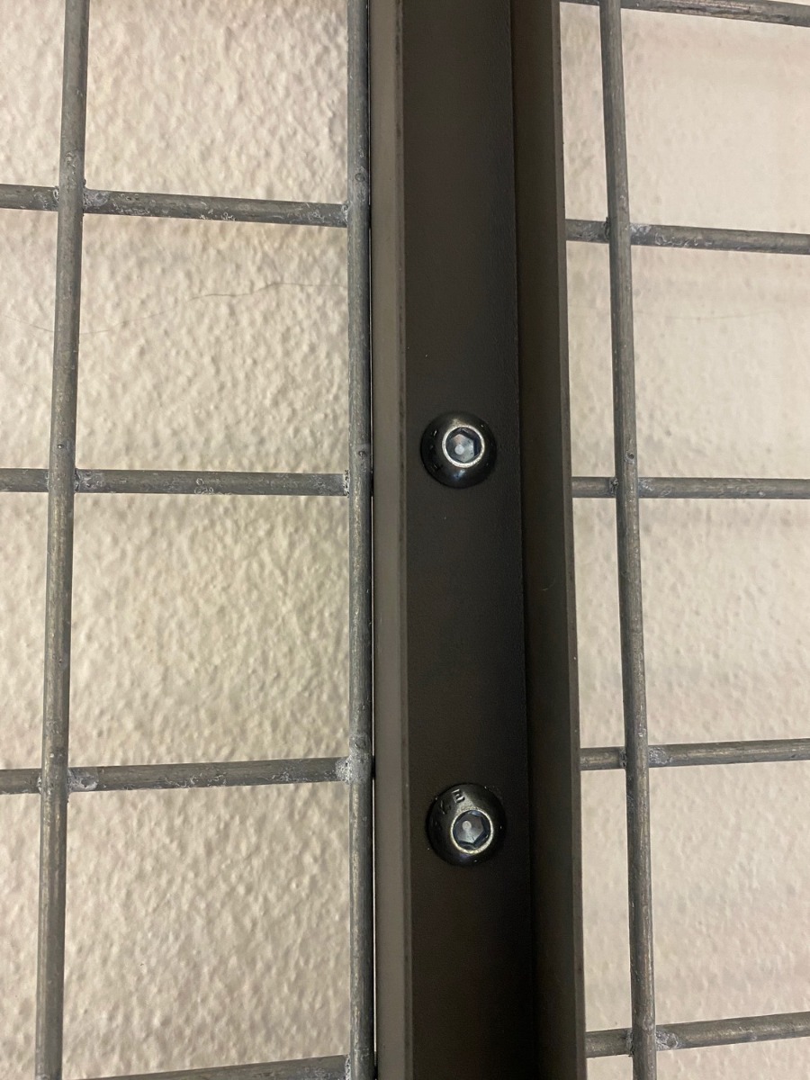Schanskorf U-Profiel verbinding voorkant
