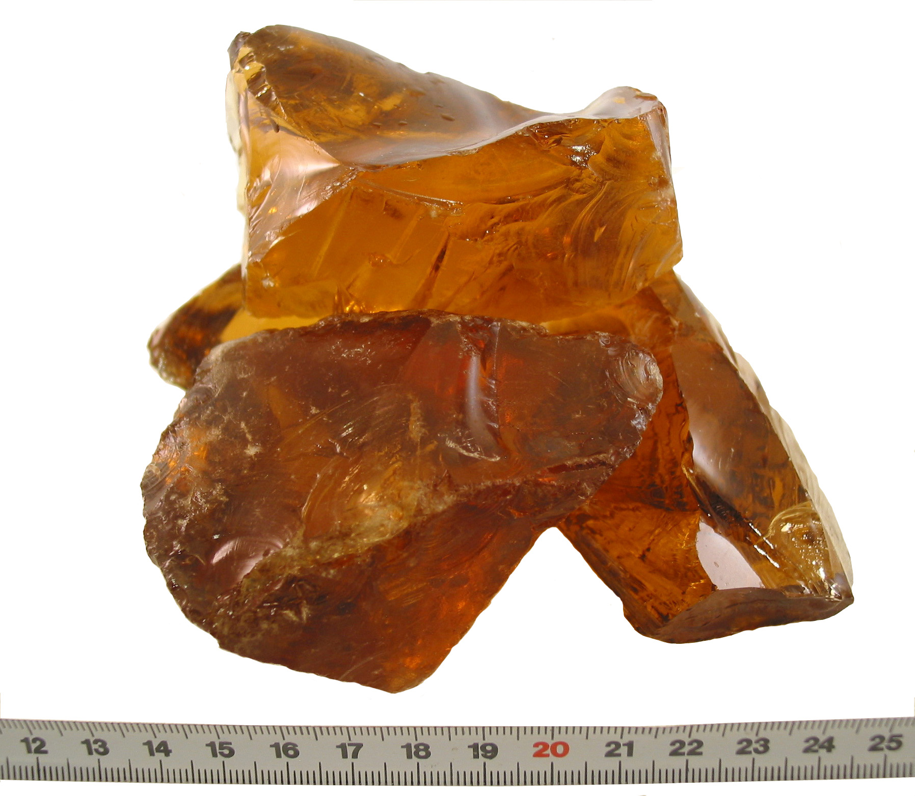 Glas-Brokken Barnsteen 80-120mm