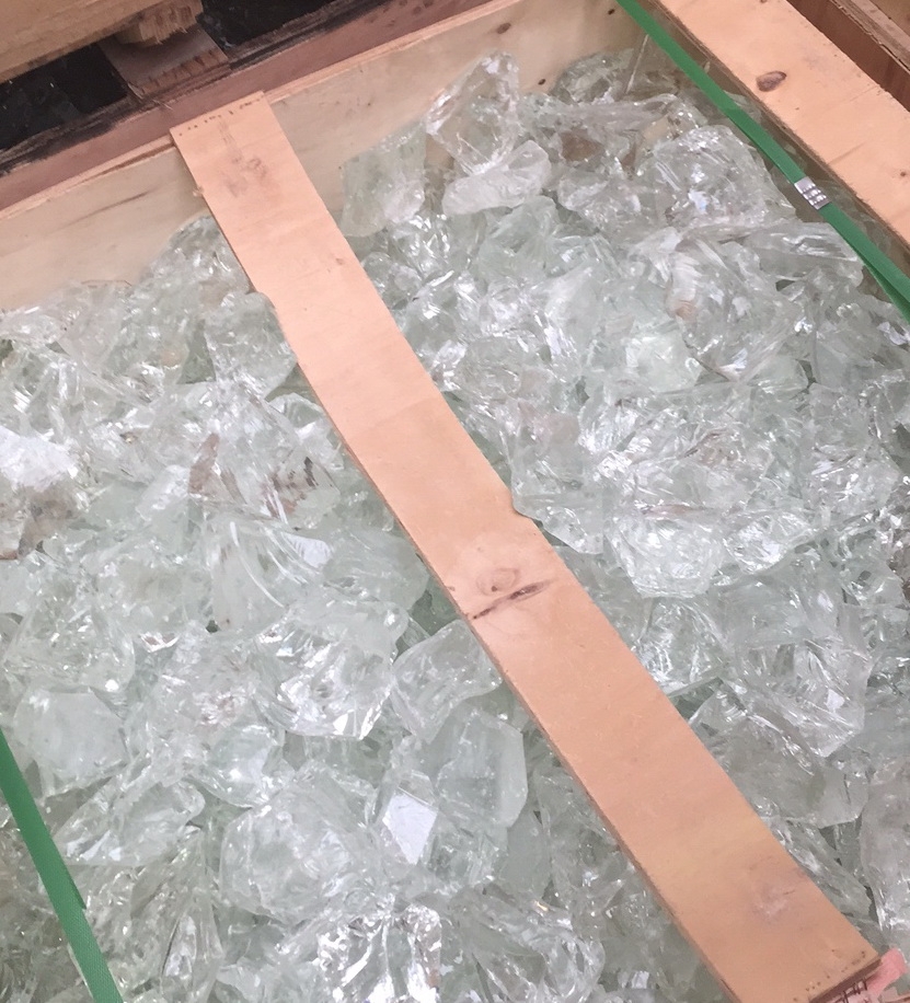 Glasbrokken kristal