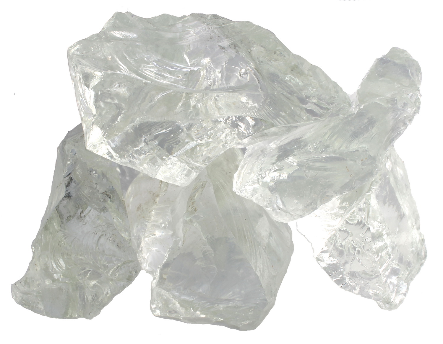 Glasbrokken kristal 80-120mm per kg