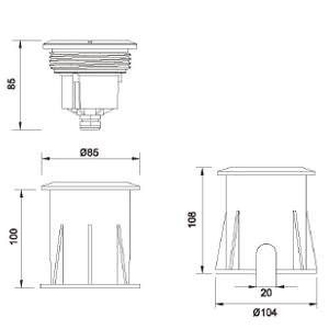 LED Grondspot Sus Sun 24V 4.0Watt