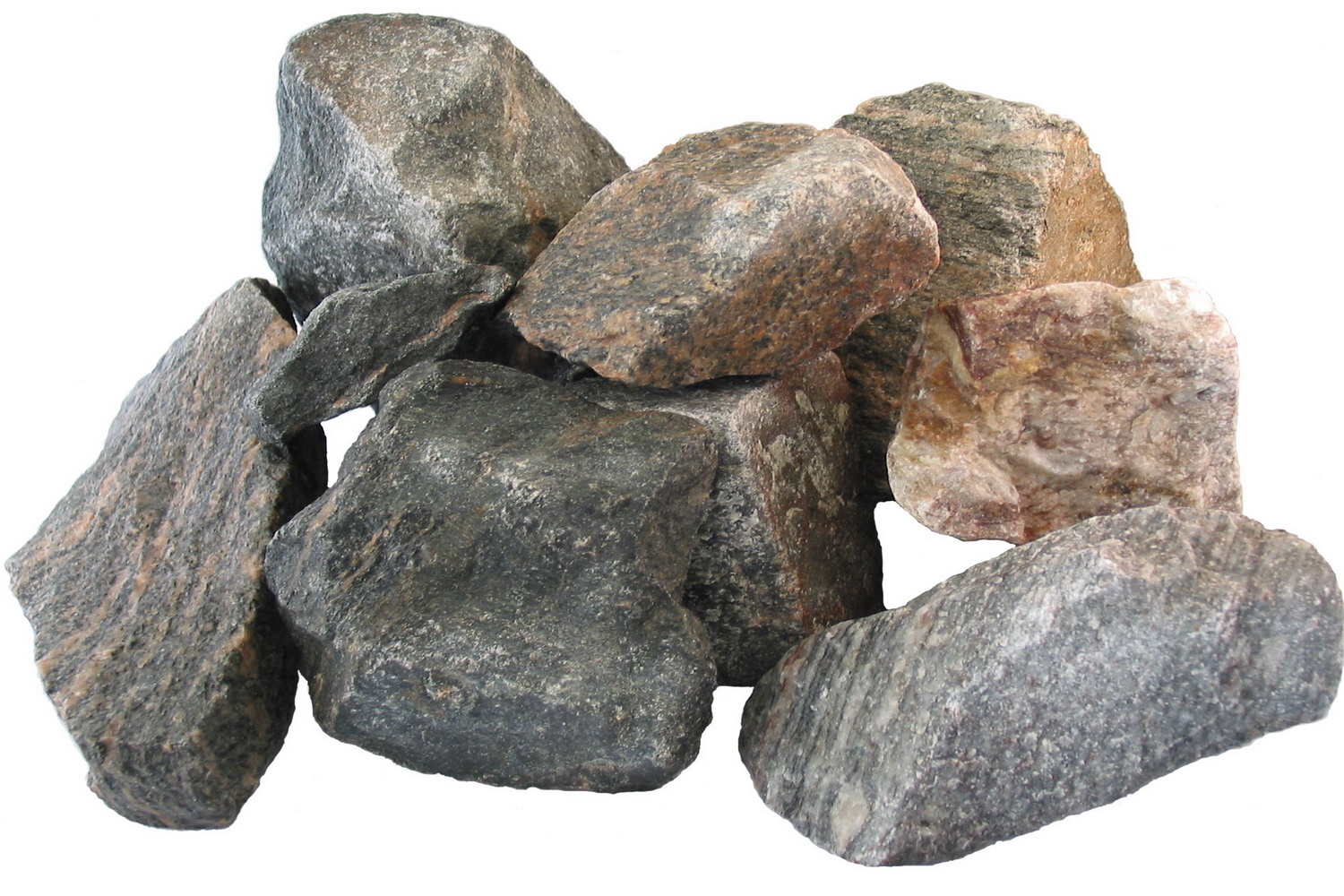 Noors graniet breuksteen 60-250mm per kg