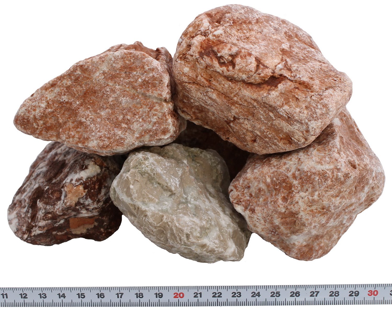 Marmer Rood Bruin 80-120mm