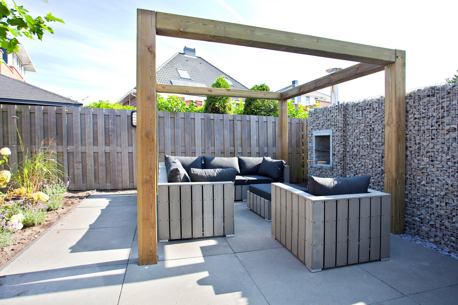 Tuinhaard BBQ terras