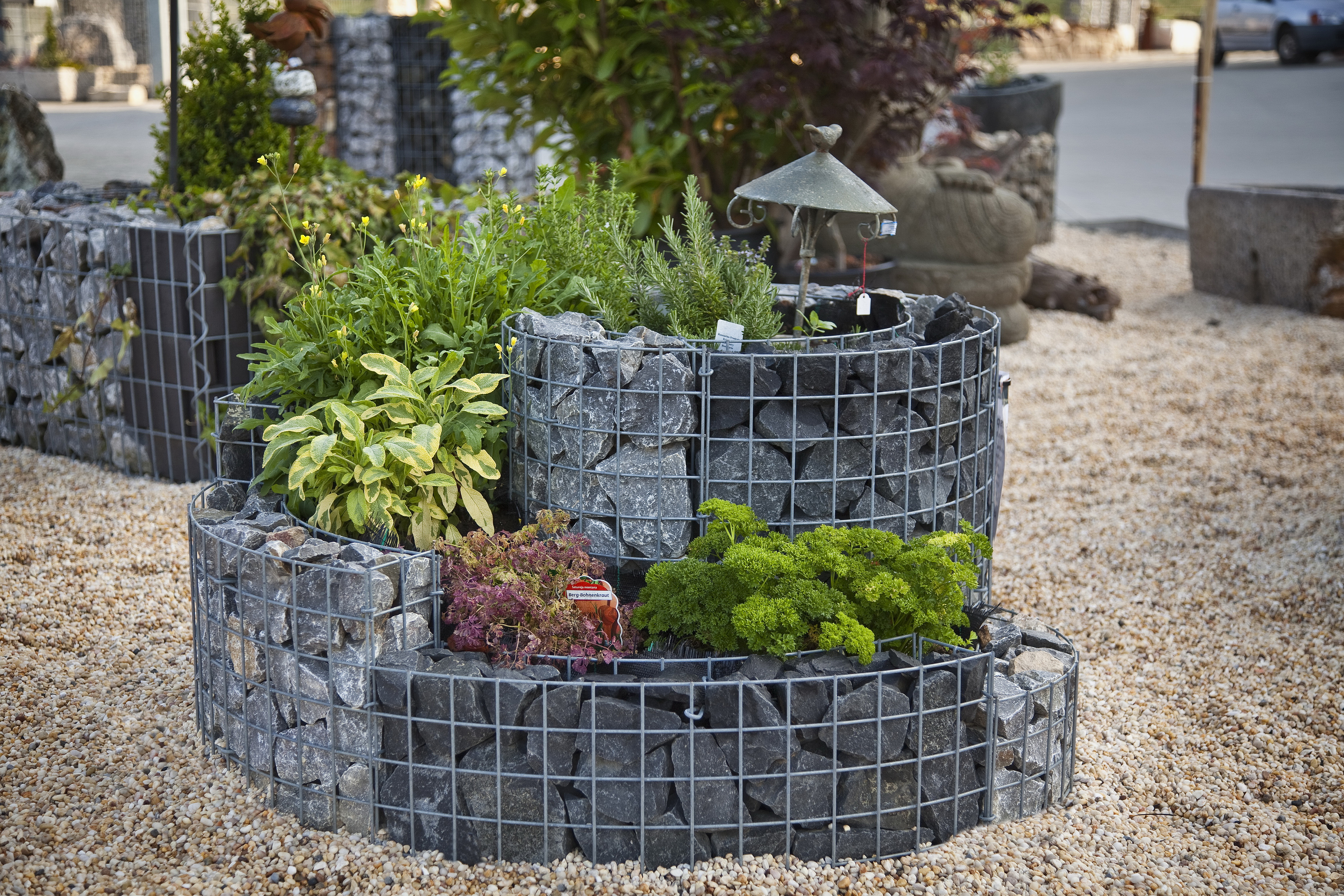 Verticale plant-steenkorf met LED