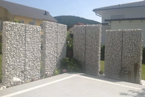 Schanskorven met yellow sun – Schanskorf zuilen