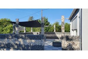 Schanskorf schutting – Schanskorf zuilen