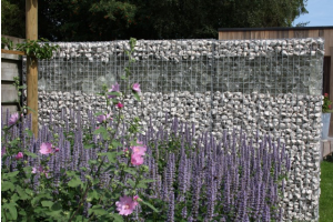 Steenkorven met Glasbrokken – Glasbrokken inspiratie. Steenkorven met Glasbrokken