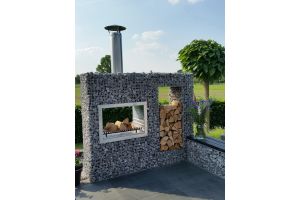 Steenkorf Buitenhaard XL – Zakelijke toepassingen. Steenkorf Buitenhaard XL