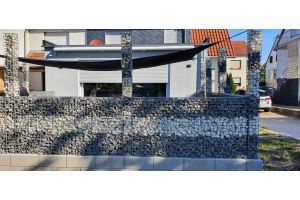 Schanskorf schutting – Schanskorf zuilen