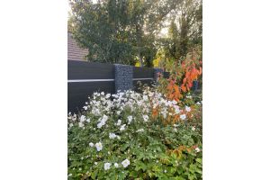Schutting Steenkorf Composiet – Zakelijke toepassingen. Schutting Steenkorf Composiet