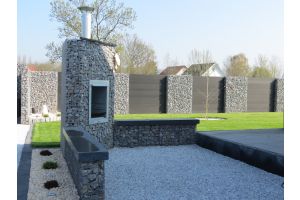 Steenkorf Tuinhaard met Basalt Breukstenen – Basalt breukstenen inspiratie. Steenkorf Tuinhaard met Basalt Breukstenen