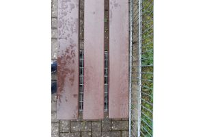 Steenkorvenbank – Schanskorf tuinbanken. Steenkorvenbank