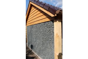 Steenkorf met Basalt 56-75mm 4 – Breukstenen. Steenkorf met Basalt 56-75mm 4