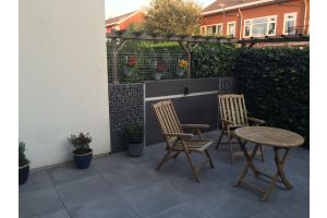 Steenkorven met Composiet en Basalt Breukstenen – Basalt breukstenen inspiratie. Steenkorven met Composiet en Basalt Breukstenen