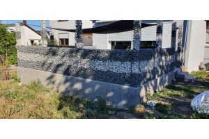 Schanskorf schutting – Schanskorf zuilen