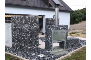 Blokhaard BBQ met Steenkorf – Tuinhaarden. Blokhaard BBQ met Steenkorf