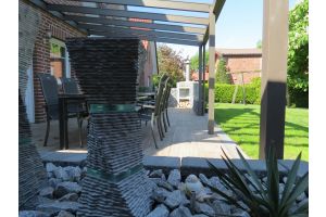 Steenkorven Blokhaard BBQ – Tuinhaarden. Steenkorven Blokhaard BBQ