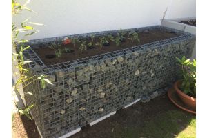 Steenkorven Plantenbak – Schanskorf bloembak. Steenkorven Plantenbak