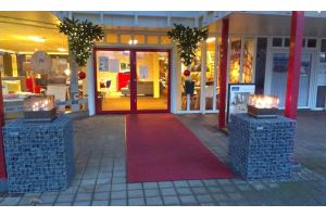 Gabionsäule met basalt breukstenen – Schanskorf zuilen