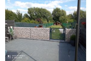 Maatwerk Steenkorf met Weissenbacher en Tuinhek – Schanskorven. Maatwerk Steenkorf met Weissenbacher en Tuinhek