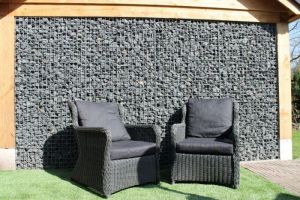 Steenkorven met Basalt Breukstenen – Basalt breukstenen inspiratie. Steenkorven met Basalt Breukstenen