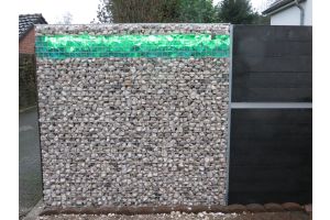 Glas Steenkorven met Led en Composiet – Breukstenen. Glas Steenkorven met Led en Composiet