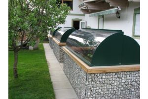 Steenkorven Plantenbak – Schanskorf bloembak. Steenkorven Plantenbak