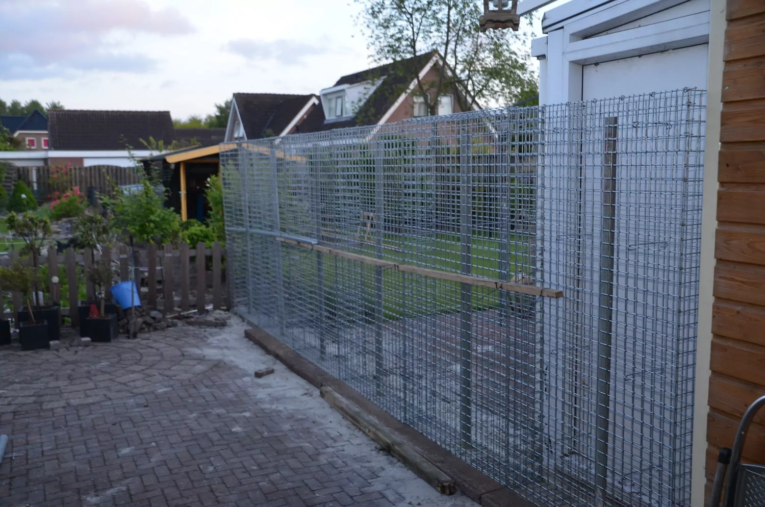 Lege korven plaatsen