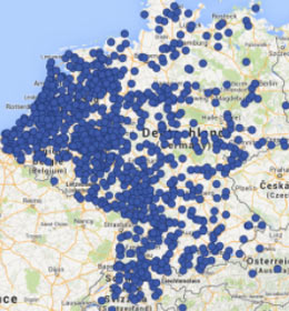 Waar staan onze korven?