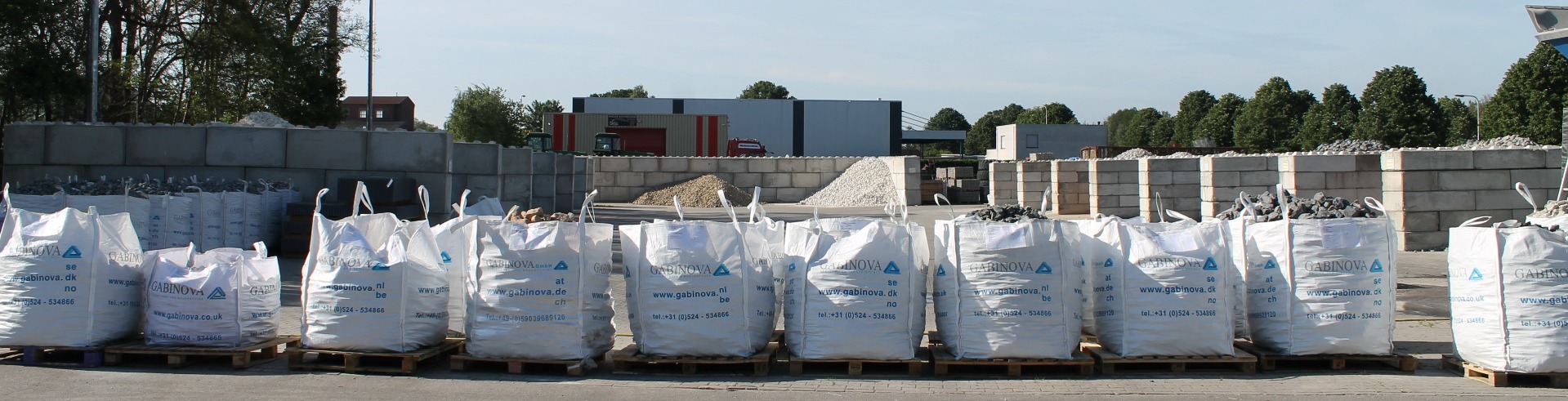Breukstenen voor schanskorven