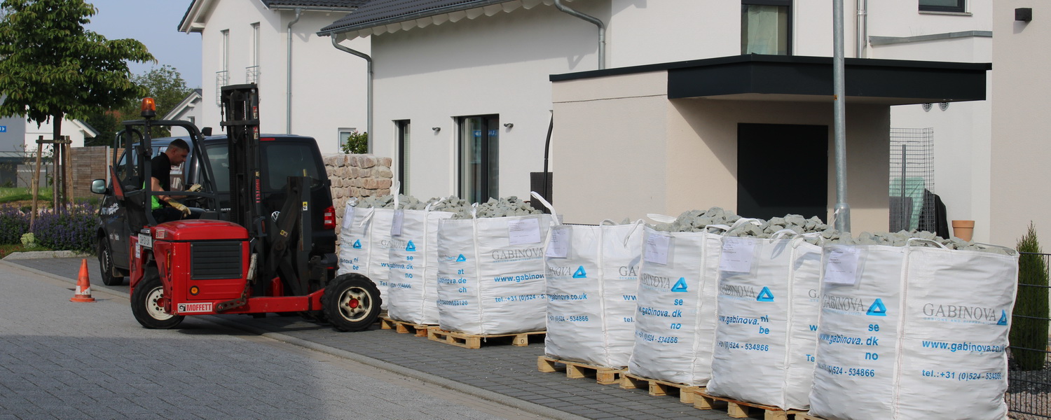 Levering schanskorven door Gabinova